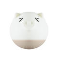 Cartoon LED pig silicone baby night USB lamp